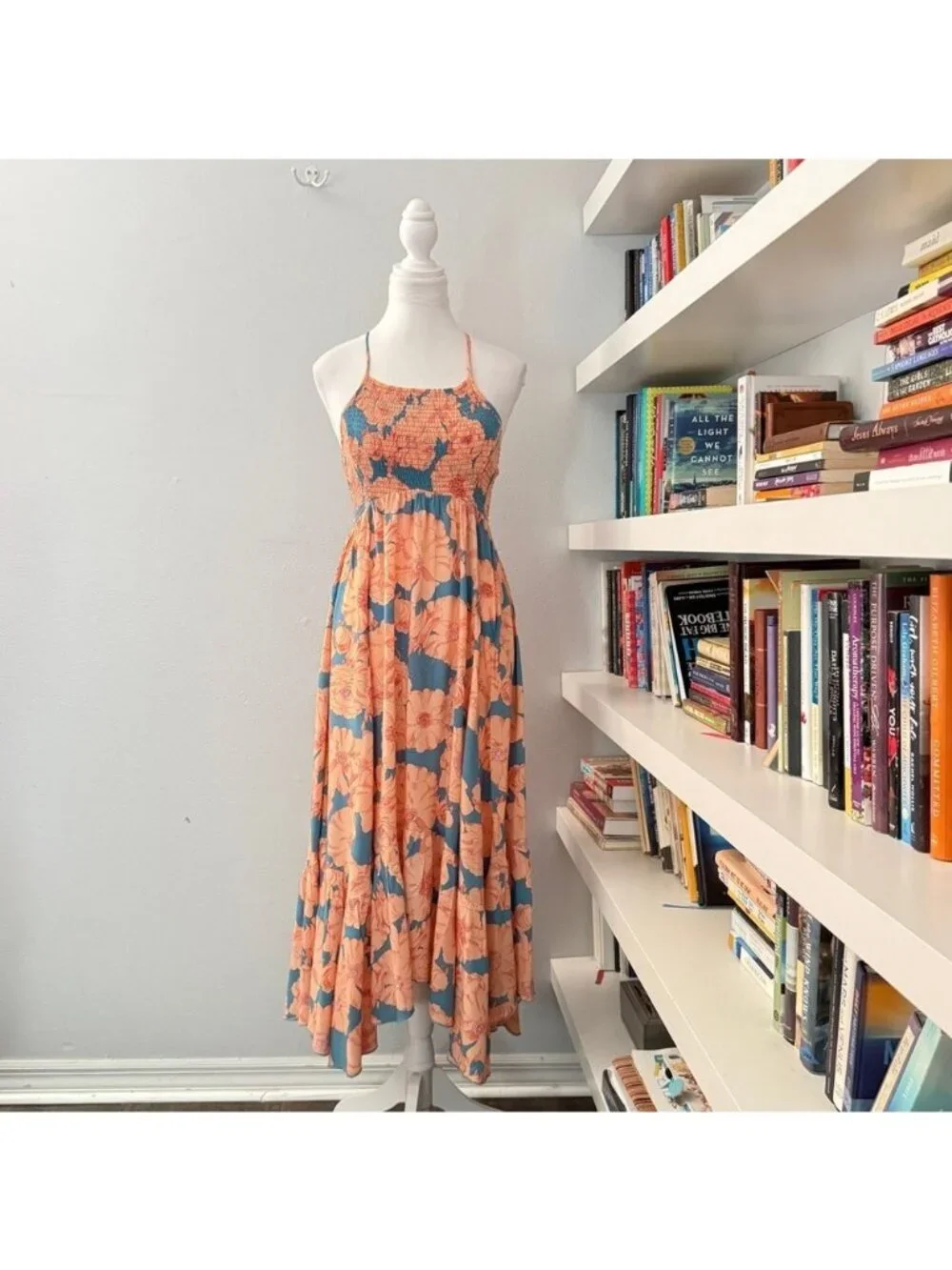 Free People Heatwave Floral Print Maxi Dress XS